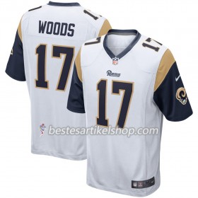 Herren Los Angeles Rams Trikot Robert Woods 17 Nike Weiß